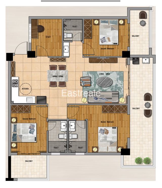 3 Bedroom