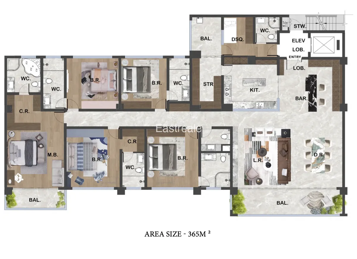 5 Bedroom