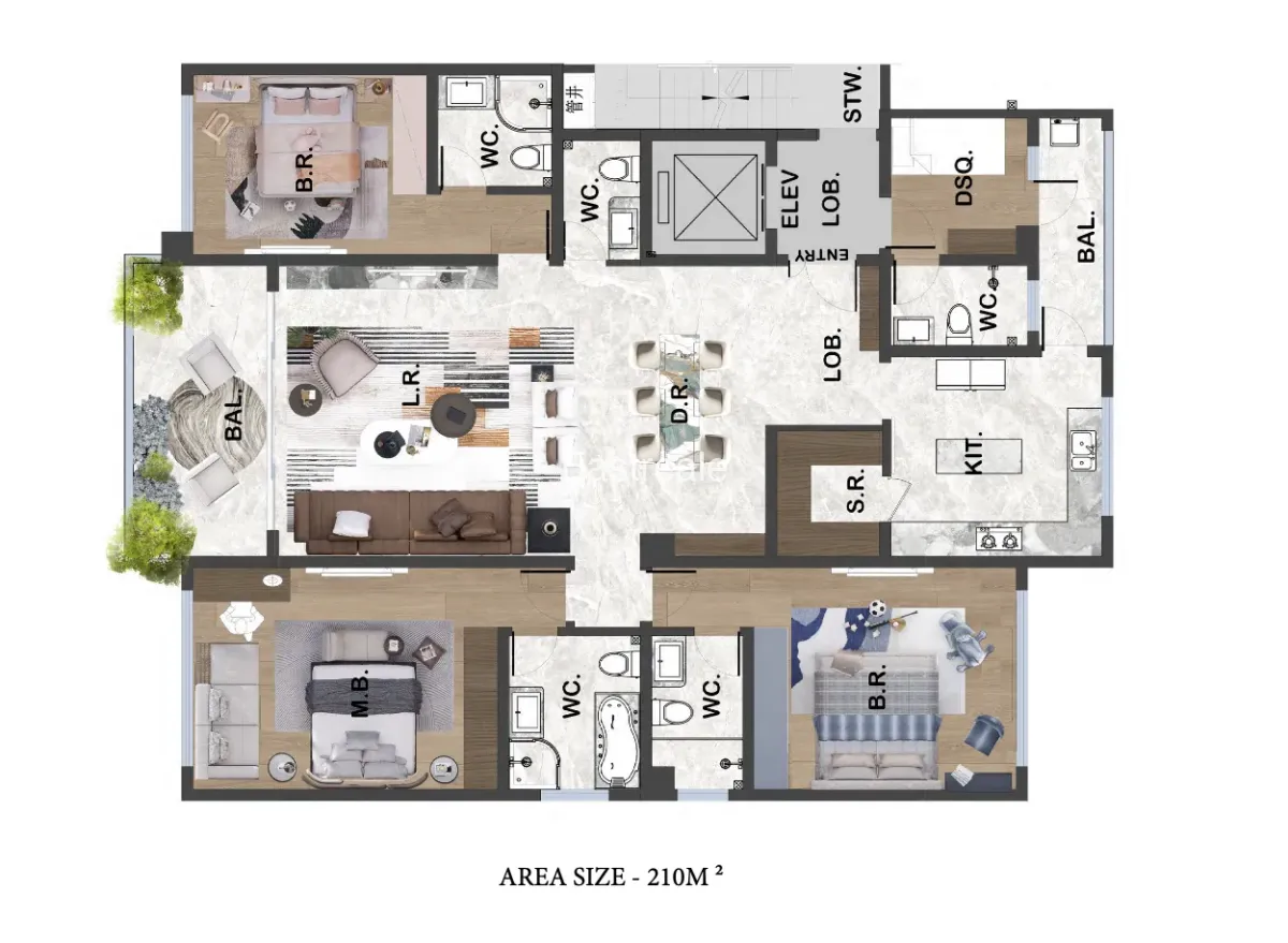 3 Bedroom